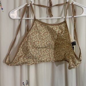 Floral Print Tank Top small by One of a Kind